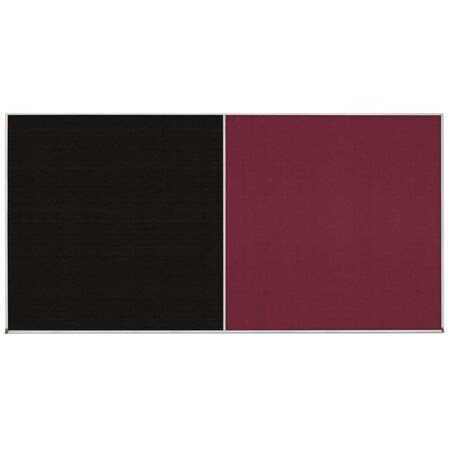 United Visual Products Enclosed Corkboard, 1 Door, 18"x24", 4" Fra UV3414-GOLD-RUBBER